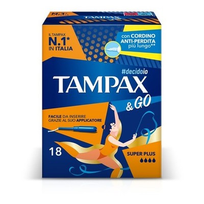 TAMPAX & GO SUPER PLUS X 18 STÜCK