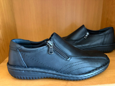 Spring Step Florentino-B Black Leather  Slip On Shoes Women's  Sz 7.5-8 /38 EU