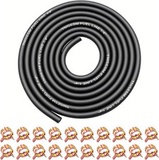 10ft 14 Fuel Line Hose With 20 Clamps For Lawn Mower Small Engines