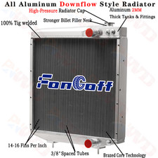 A190663 4 Row Radiator Fits Case IH 7110 7130 7120 7140 7150 7220 7240 7250 7230