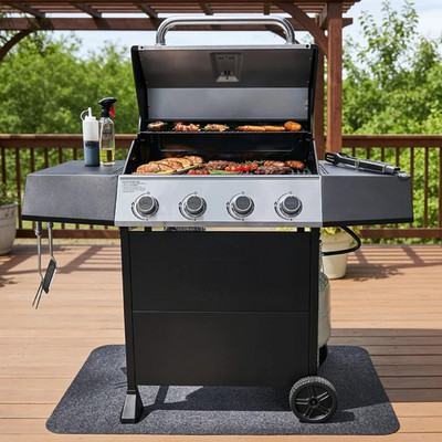 Expert Grill EX5704430716002 Gas Grill, 4-Burner Propane Gas Grill with Side