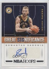 2018-19 Panini NBA Hoops Great SIGnificance Domantas Sabonis #GS-DS Auto 0fn0