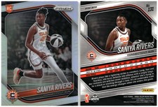 2025 Panini Prizm WNBA #131 Saniya Rivers Silver Prizms