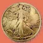 1942 Walking Liberty Half Dollar 90% Silver