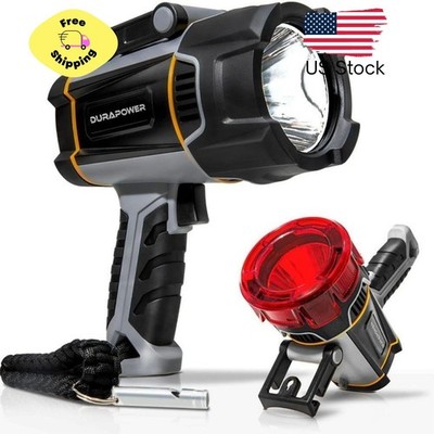 Rechargeable Spotlight with High Lumen, IP67 Waterproof Spotlight Flashlight