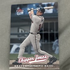 Fleer Ultra 2005 Chipper Jones #94 Atlanta Braves Base Set Major League Baseball