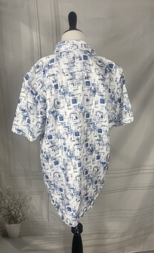 Robert Graham Herren Kendrick Gr. XL Webhemd Kurzarm Baumwolle weiß - Bild 3 von 10