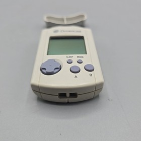 Official OEM Sega Dreamcast Visual Memory Unit VMU Memory Card WHITE With Cap