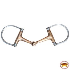 C-2870 5" Hilason Western Stainless Steel Hollow Copper Ring Horse Mouth Bit