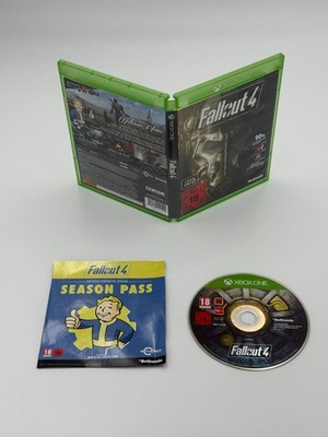 Fallout 4 Xbox One   mit Hülle & Season Pass Beilage   guter Zustand