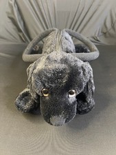 Animal Alley Black Lab Plush Zipper Purse Bag 12" Stuffed Puppy Dog