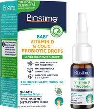 Baby Vitamin D  Colic Probiotic Drops for Newborns to 3 Years Old  100 Dai...