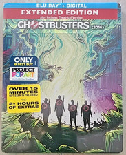 SteelBook New Sealed 2016 Ghostbusters Extended Edition Blu-Ray Disc  Digital