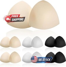 Bra Pads Inserts 6 Pairs, Bra Cups Inserts, Removable Breast Enhancers Inserts f