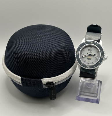 Blancpain x Swatch Scuba Fifty Fathoms  Antarctic Ocean'' | SO35S100 | Neu | NOS