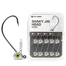 Shaky Head Jigs, Fisheye Stand-up Style Weedless Fishing Jig Heads for Bass 1...