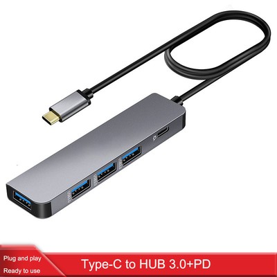 Type-C USB Hub   PD 100W Fast Charging & USB 3.0 Multiport Expansion Adapter