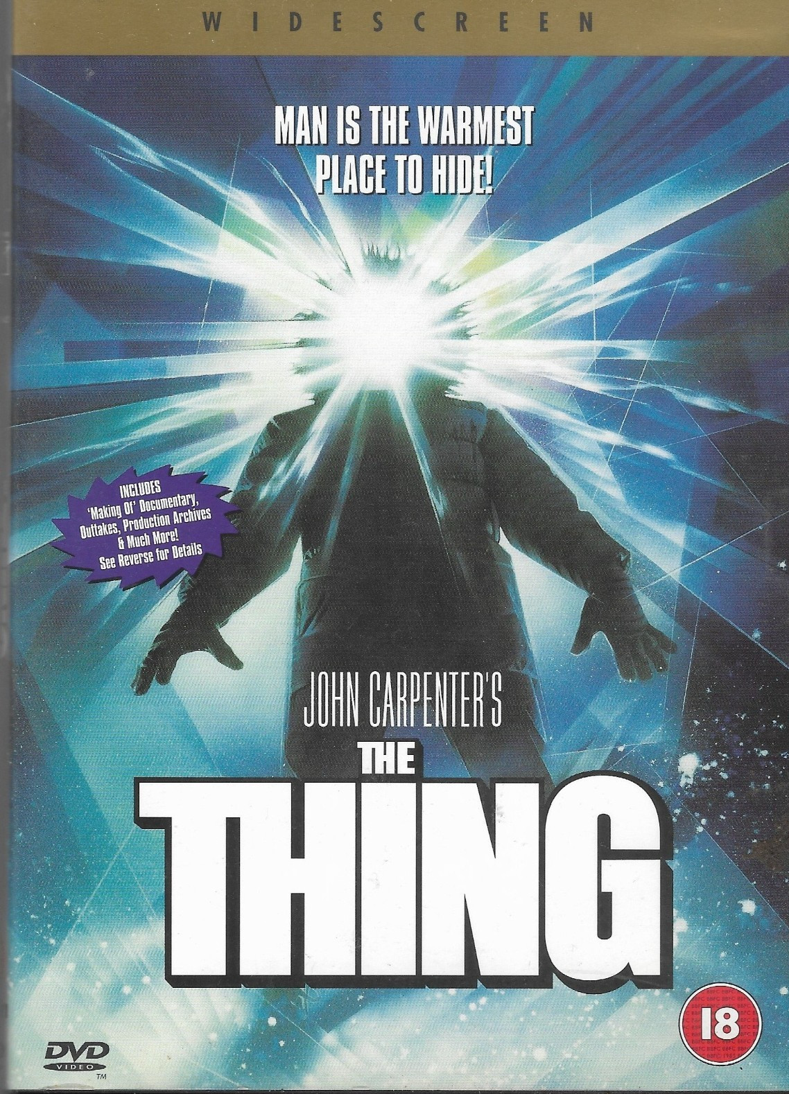 The Thing DVD Kurt Russell John Carpenter Sci-Fi