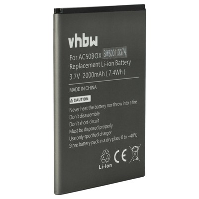 Akku für Archos AC50BNE 1ICP5/56/78 AC50BNE 2000mAh
