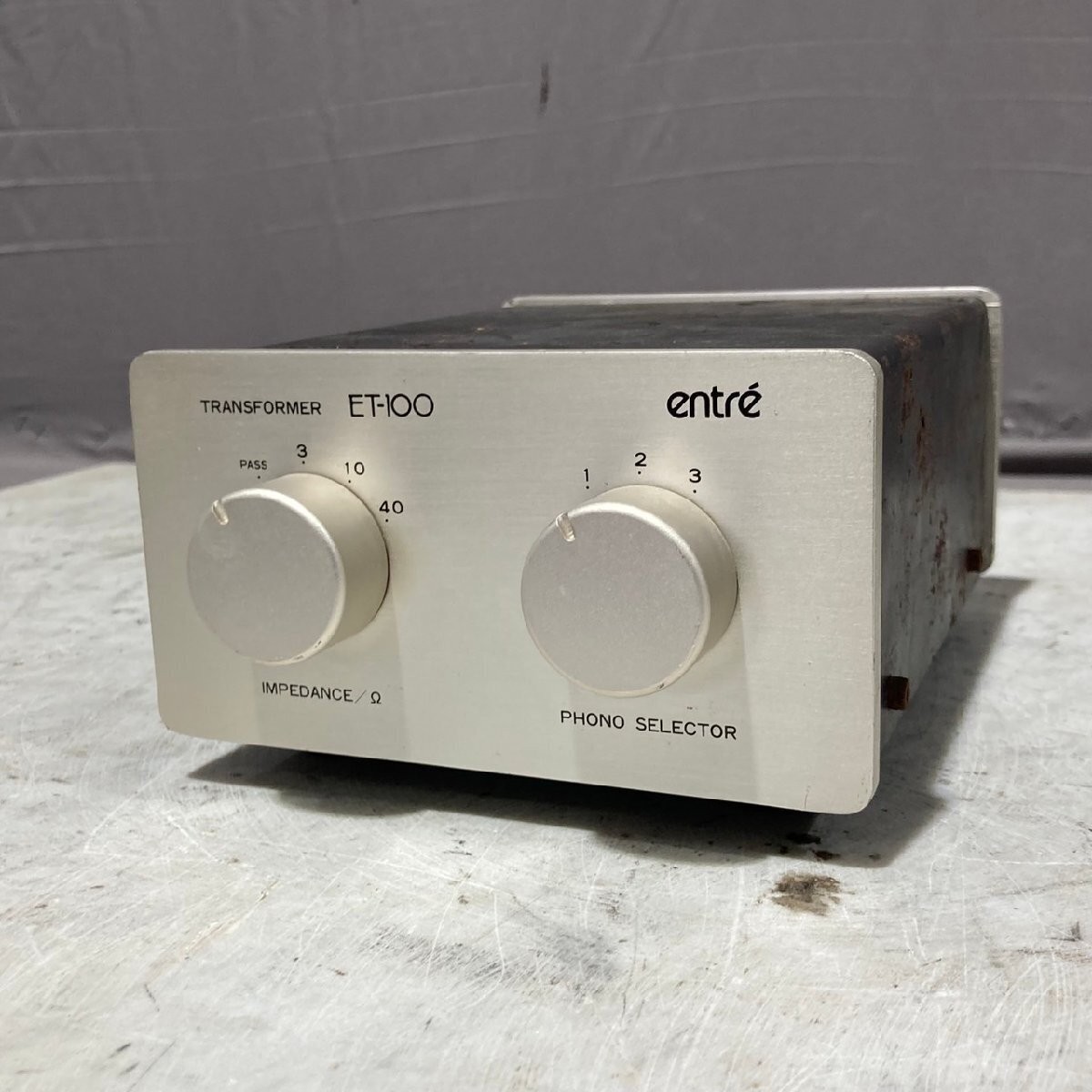 Entre ET-100 MC Step-Up Transformer Silver 3/10/40Ω Japan
