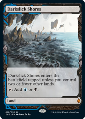 [1x] Darkslick Shores - Foil Near Mint, English ZNR: Extras MTG Magic