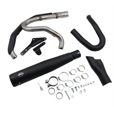 S&S Cycle 2:1 Exhaust - Black - M8 Softail 550-0857