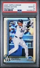 2025 Shohei Ohtani Topps Chrome Refractor #1 PSA 10 GEM MINT POP 92