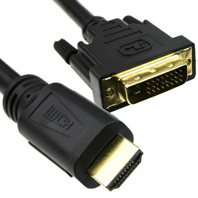 Dvi-D 24 + 1pin Stecker Auf HDMI Digital Video Kabel Gold 15m