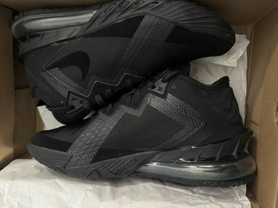 Nike LeBron 18 Low Zero Dark 23 Black Knitposite Men s Basketball CV7562-004