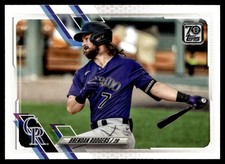 2021 Topps Brendan Rodgers Colorado Rockies #591