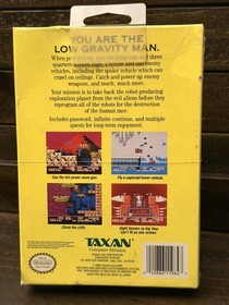 Nintendo NES Low G Man the Low Gravity Man cartuccia nuova con scatola sigillata in fabbrica 