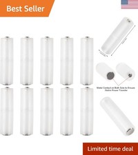 Durable 10pcs AAA to AA Battery Adapter - Frosted Design, Lightweight  Portable