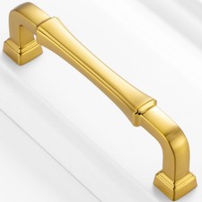10 Pack 3-3/4 Inch Brushed Gold Cabinet Pulls Gold Cabinet Handles Gold Drawe...
