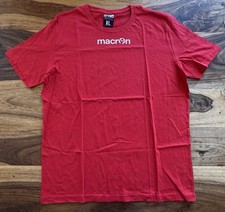Macron Men’s Football Training Top Red Size XL