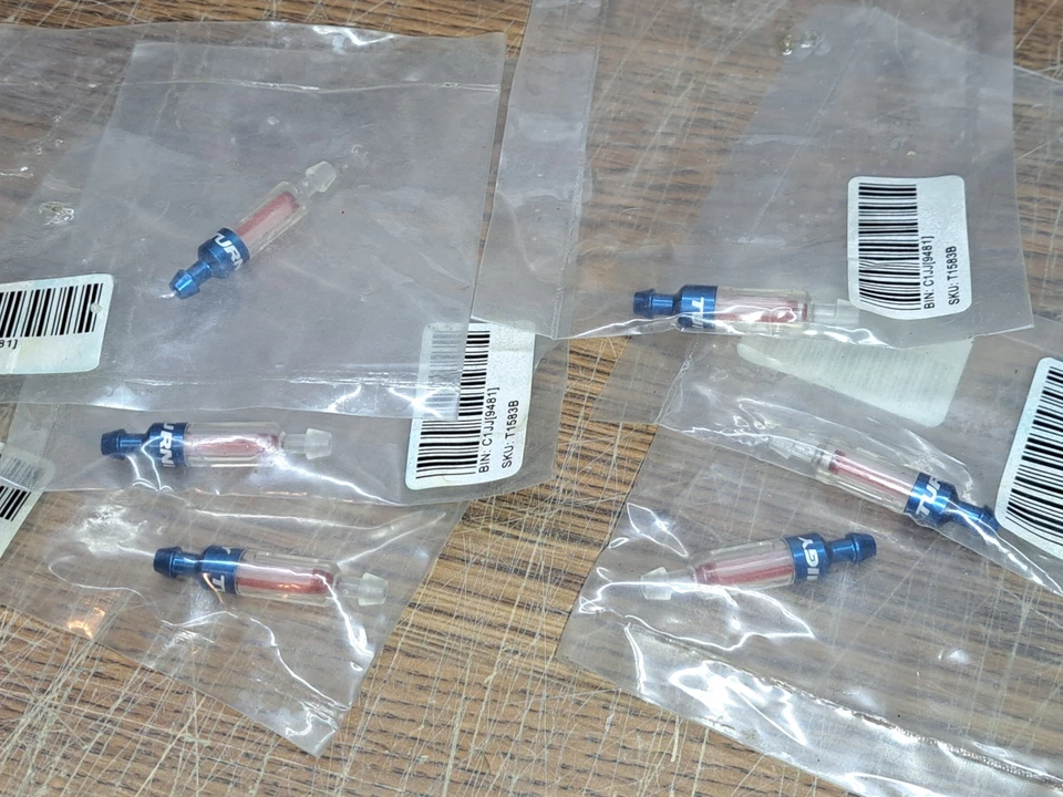 LOTE (6) Filtros de combustível compactos reconstruíveis Turnigy aviões de controle remoto - Imagem 3 de 4