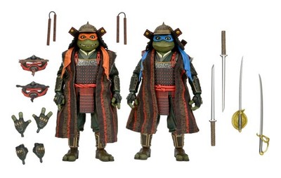 Teenage Mutant Ninja Turtles - Turtles III Leonardo & Michelangelo 2-Pack NECA 1