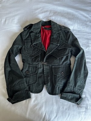 Rare vintage Dsquared2 pea coat / jacket - short trench coat size UK8 / IT40