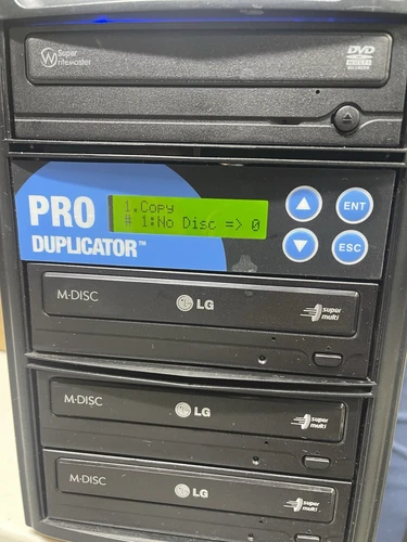 LG Pro Duplicator 1 TO 3 CD DVD Burner Duplication Tower TESTED WORKS!