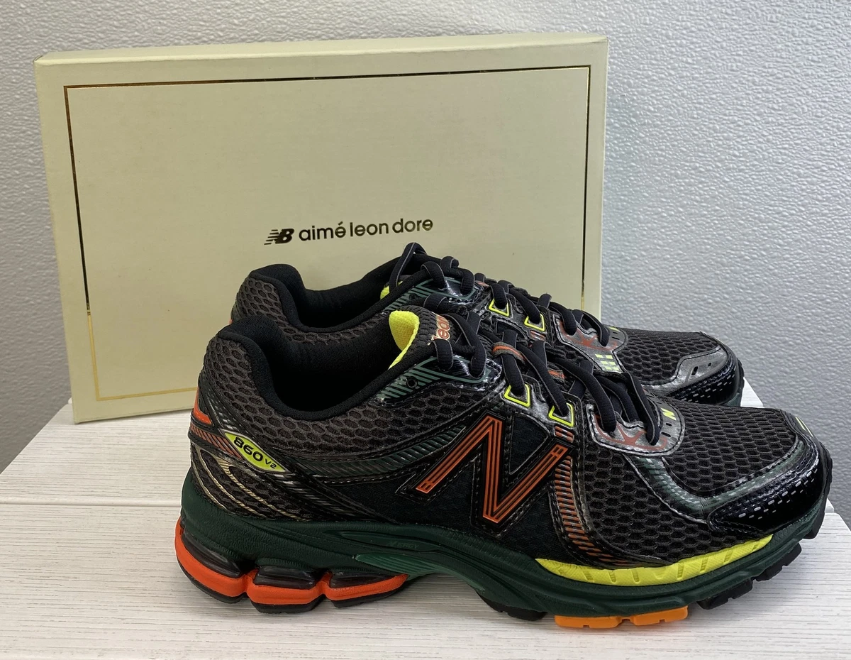 Aimé Leon Dore x New Balance 860v2 Black Green Orange for Sale