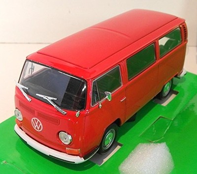 WELLY 1/24 Scale 22472W 1972 Volkswagen Bus T2 Red | eBay