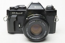 Ricoh KR-5 SUPER II 35mm SLR Film Camera w/ Rikenon P 50mm f/2 Lens