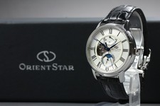 Full Set in Box *N MINT* Orient Star F7X6-UAA0 Moon Phase Auto Mens Watch JAPAN