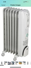 Portable Oil-Filled Radiator DeLonghi EW7707CM Safe Heater 1500W ComforTemp