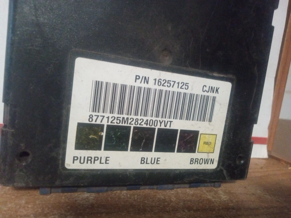 1999 2000 GMC Silverado Sierra Yukon 1500 Body Control Module 16257125 CJNK OEM - Image 2 of 4