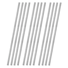 12 Pcs 304 Stainless Steel round Rod,Phiowocx 1/8â€ X 12â€ Metal Solid Shaf...