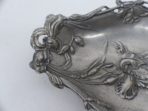 Zinn Schale Jugendstil 35 cm - Imagen 3 de 5