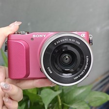 Sony Alpha NEX-3N Mirrorless Digital Camera with 16-50mm Lens Pink Filp Sceen