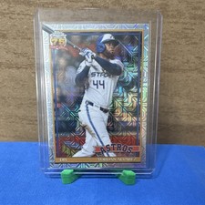 2026 Topps Series 1 1991 Chrome Silver Pack Mojo Yordan Alvarez #91C-50 Astros