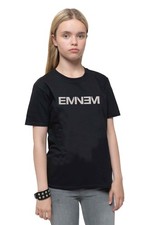 Eminem Kids T Shirt Classic Logo Logo new Official Black Ages 3-14 yrs Size