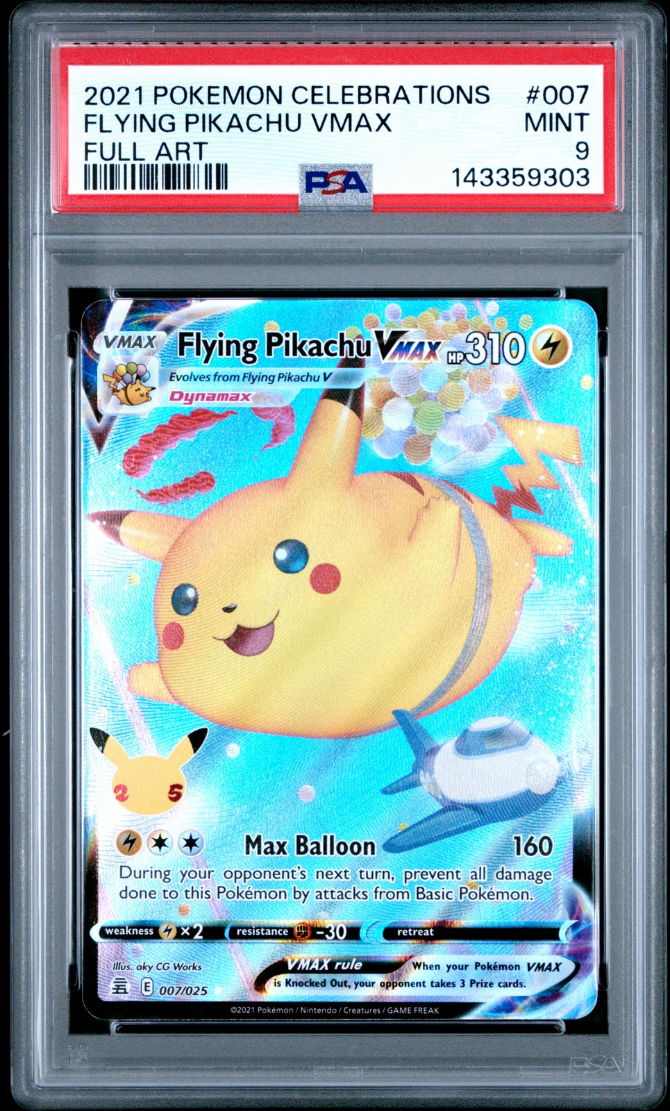 Flying Pikachu VMAX #7